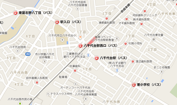 Yachiyo Map